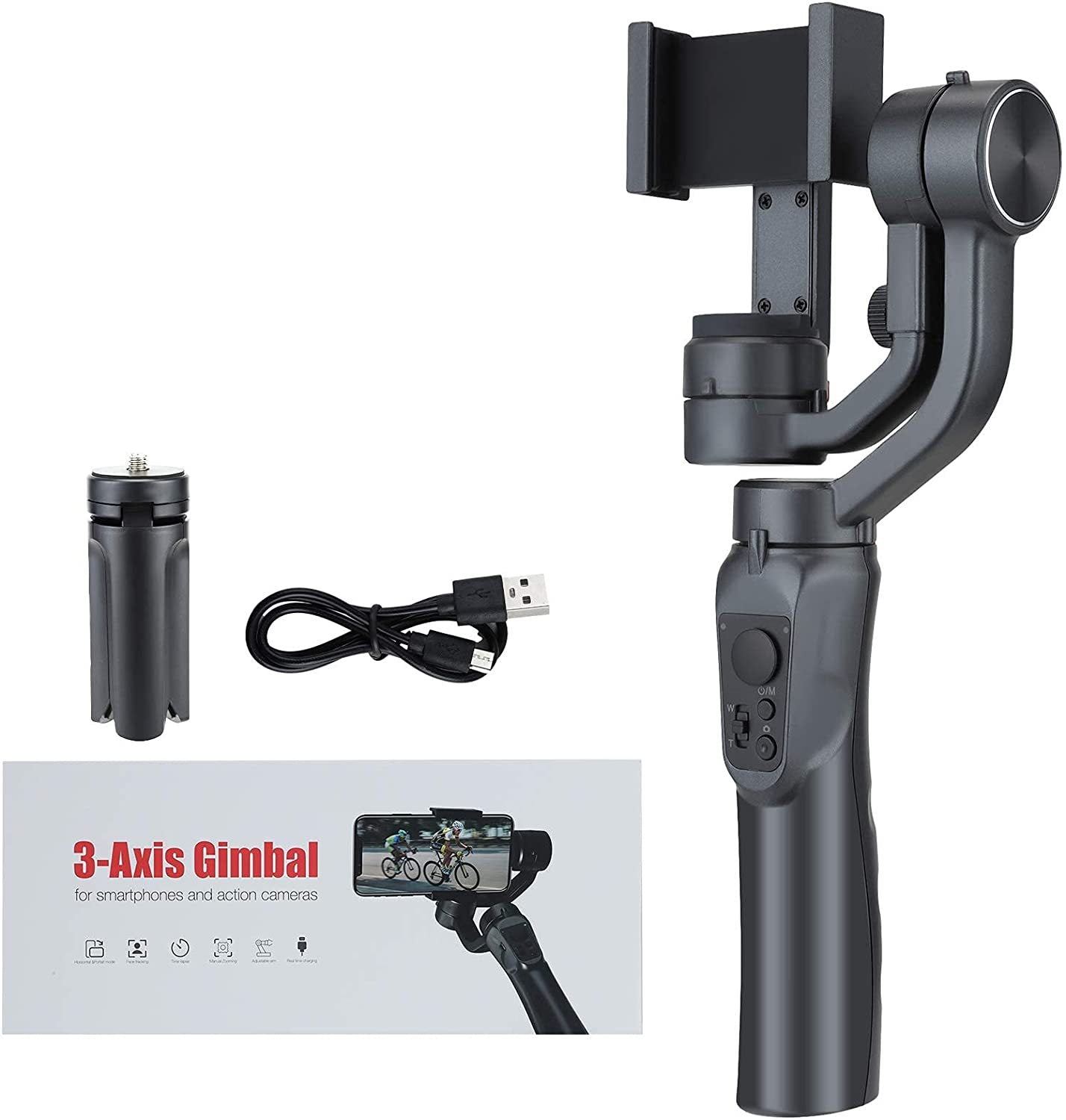 F6 3-axis Handheld Smartphone Gimbal Stabilizer Anti-shake Bracket