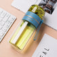 Glass Water Bottle With Tea Infuser Filter and Tea Separation