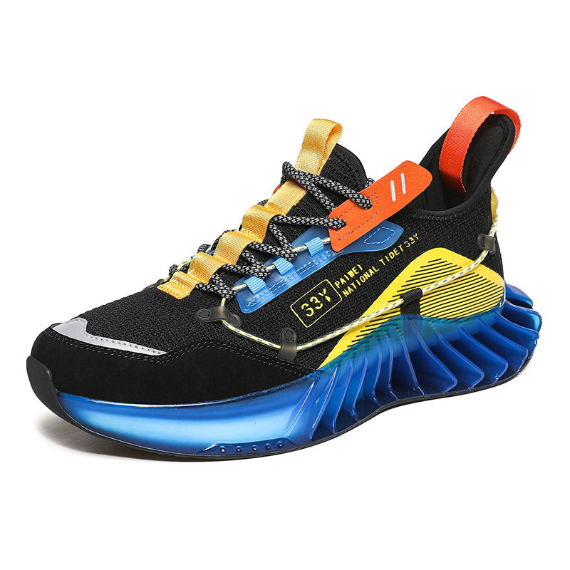 Men's Low-Top Round Toe Injection Shoes Sports Daily Sports