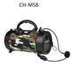 Outdoor Wireless Bluetooth Speaker Portable Strap With Microphone
