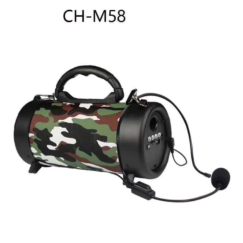 Outdoor Wireless Bluetooth Speaker Portable Strap With Microphone