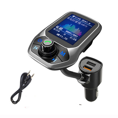 Multifunctional color screen car MP3 player and transmitter