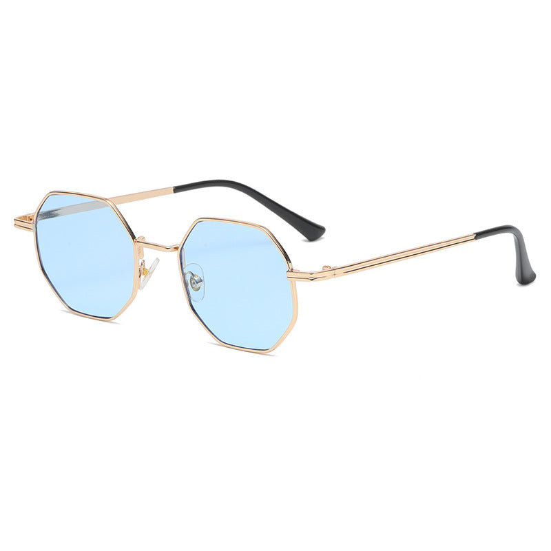 Classic Vintage Metal Multilateral Sunglasses