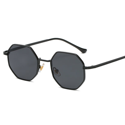 Classic Vintage Metal Multilateral Sunglasses