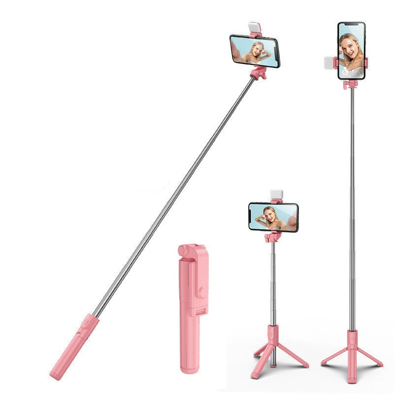 Bluetooth Fill Light Selfie Stick Tripod Phone Holder