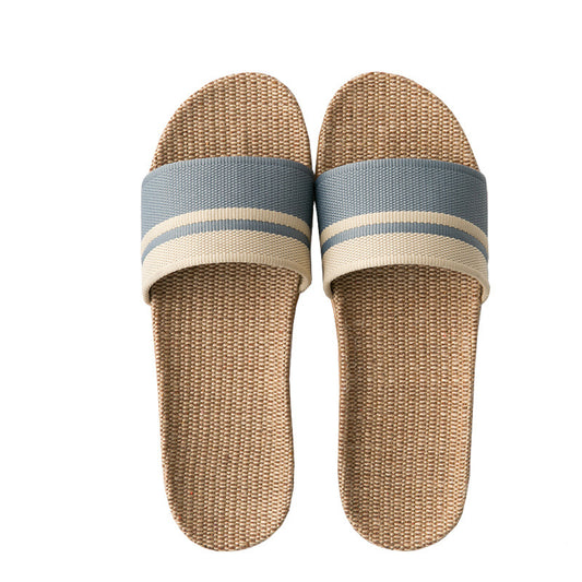Linen Sandals And Slippers Women Summer Indoor Non-slip