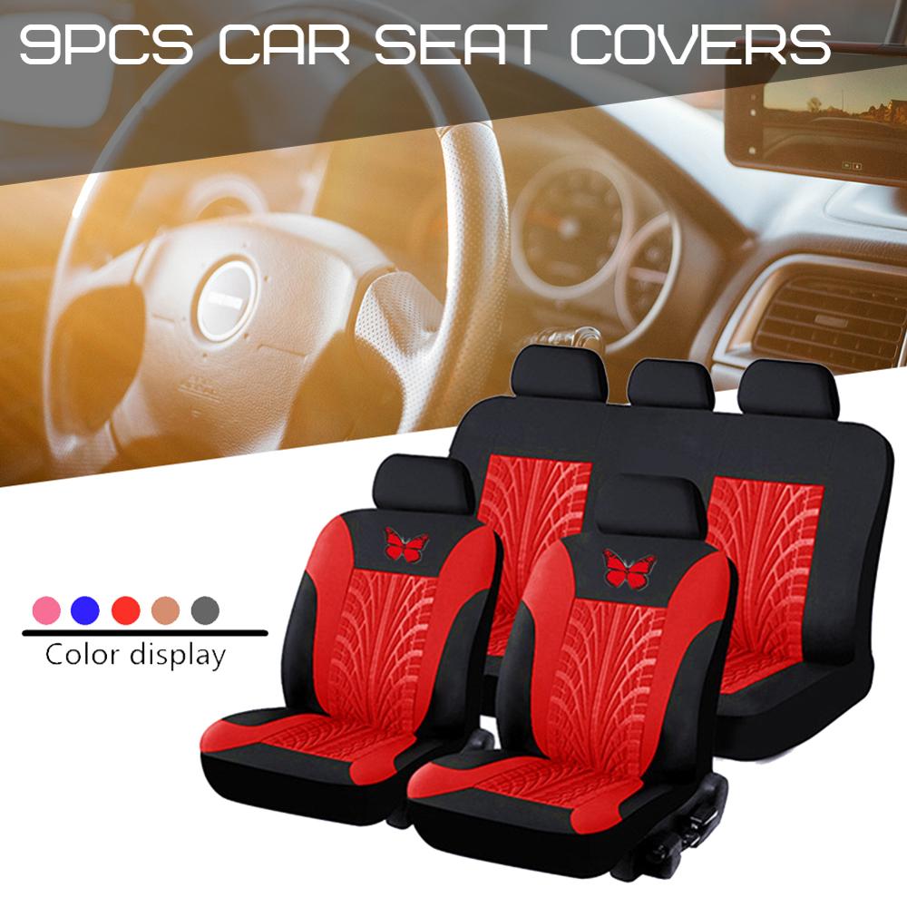 Butterfly Universal Auto Seat Cover Cloth Anti-Dust Wear-Resistant