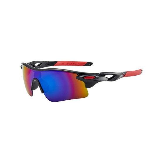 Men Women Colorful Cycling Sunglasses Bicycle Windproof Outdoor Athletic Glasses