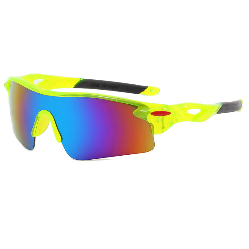 Men Women Colorful Cycling Sunglasses Bicycle Windproof Outdoor Athletic Glasses