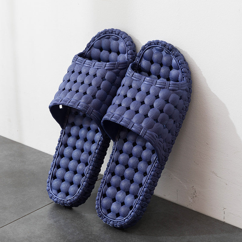 Unisex Home Shoes Hollow Out Bathroom Slippers Men Women