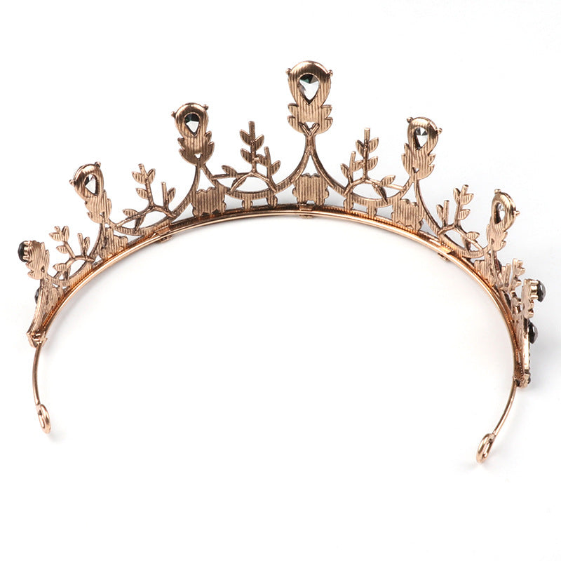 Vintage Baroque Style Crown European And American Bride