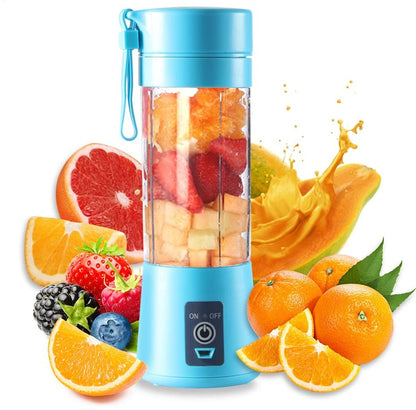 Portable Blender With USB Rechargeable Mini Fruit Juice Mixer