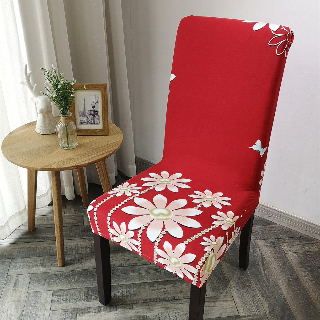 Four Seasons Available Small Milk Silk Chair Cover