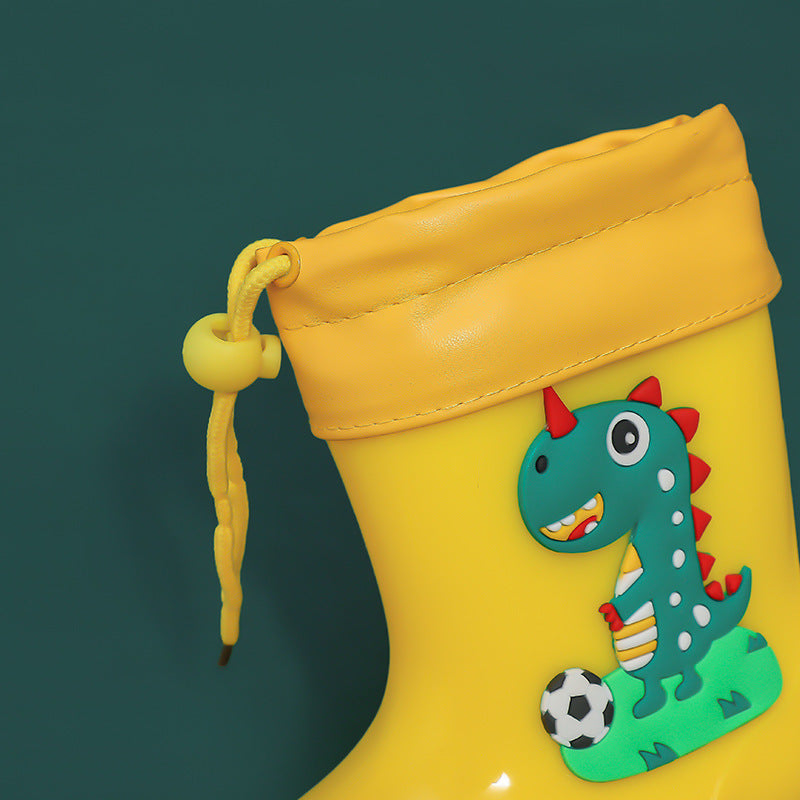 Cartoon Waterproof Soft Sole Children's Rain Boots