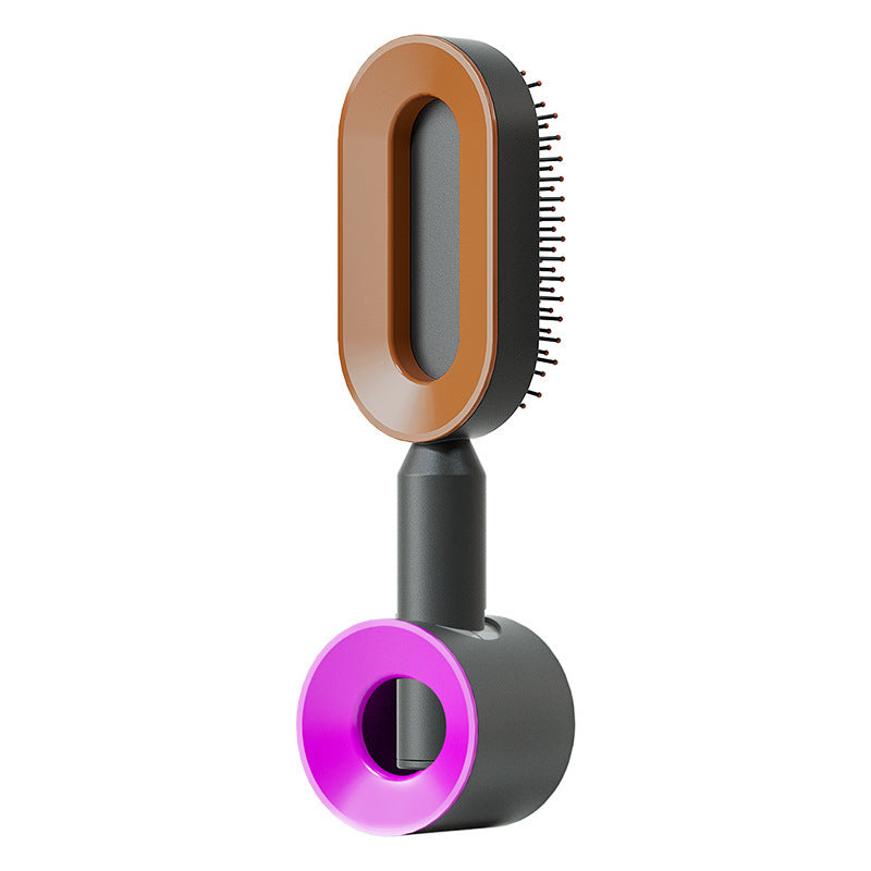 Self Cleaning Hair Brush For Women One-key Cleaning Hair Loss Airbag Massage