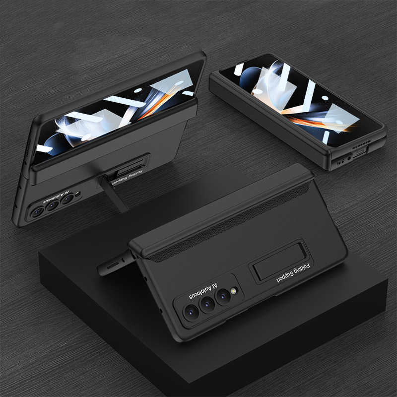 Folding Mobile Phone Case Hinge Magnetic Absorption Anti-falling Samsung Galaxy Z Fold4